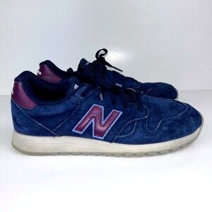 New Balance 520 WL520AN Blue Purple Suede Sneakers Retro Tennis Shoes Women's 9